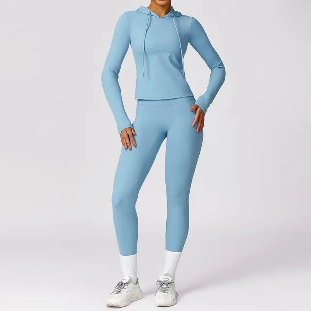 2pcs Seamless Yoga Set Gym Clothes Sportswear Yoga Suit For Women