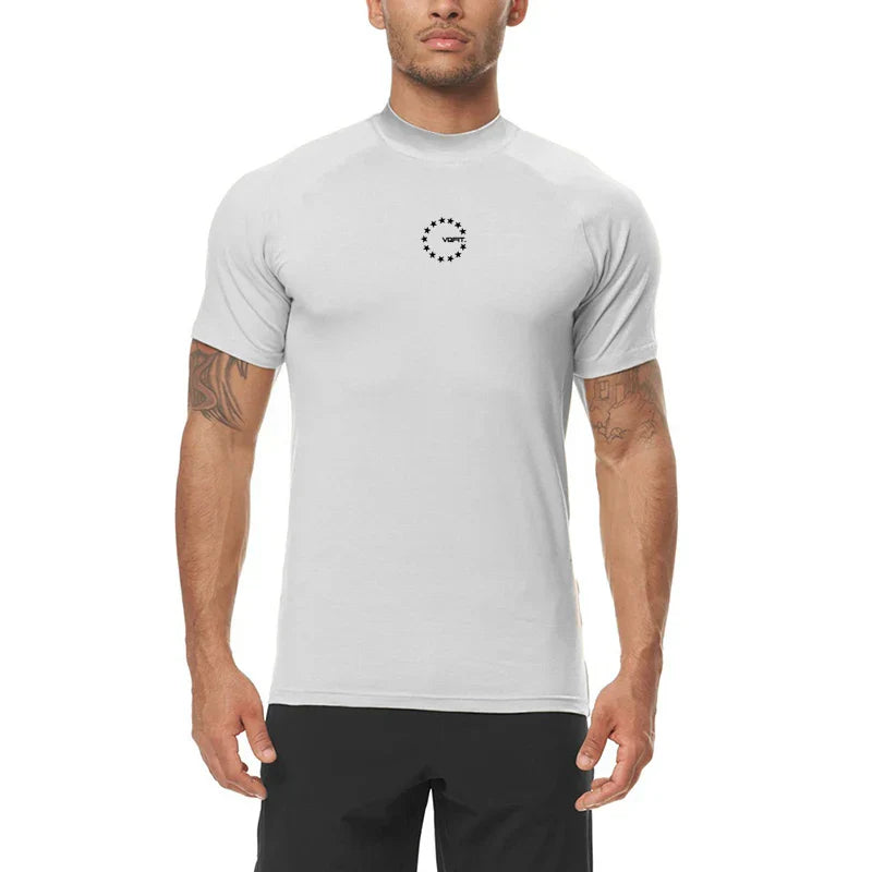 Casual Summer Clothing Workout Fashion Quick-drying T-shirt Gym