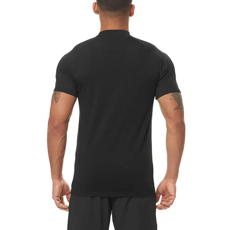 Casual Summer Clothing Workout Fashion Quick-drying T-shirt Gym