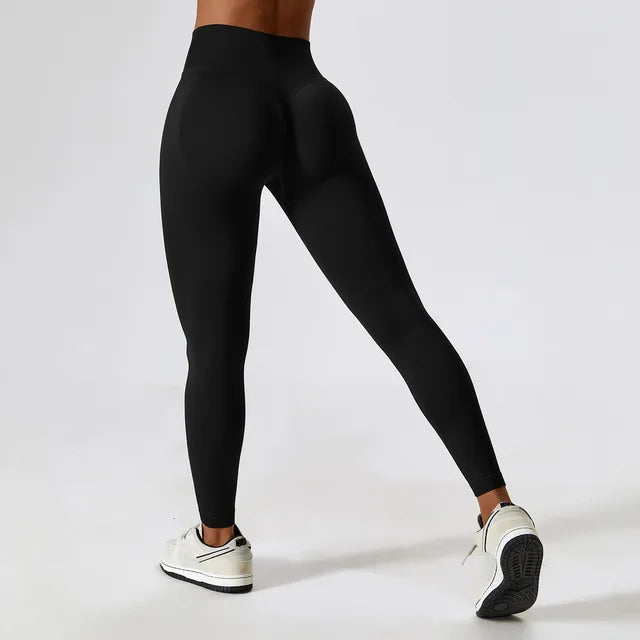Seamless Yoga Pants Leggings Women Fitness Running High Waist Push Up Sport Leggings Gym Athletic Jogging Workout Tights Female